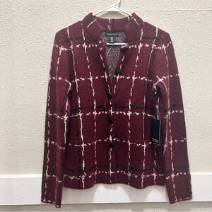 Adrienne Vittadini Button Down Sweater Jacket (FLAWED)